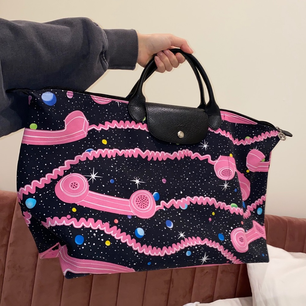 Jeremy Scott x Longchamp Le Pliage bag